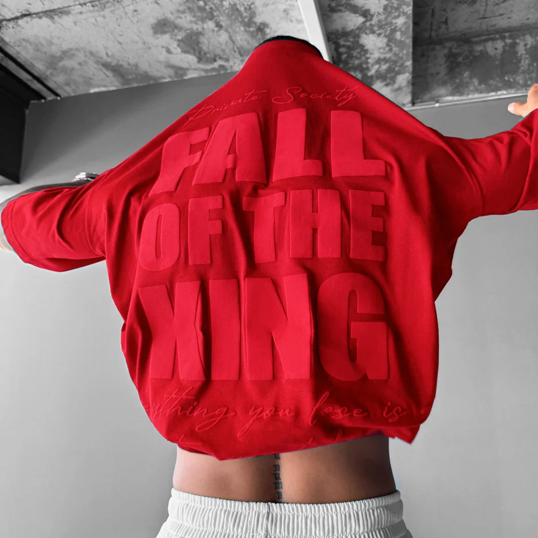 Unisex Casual Fall Of The King T-shirt