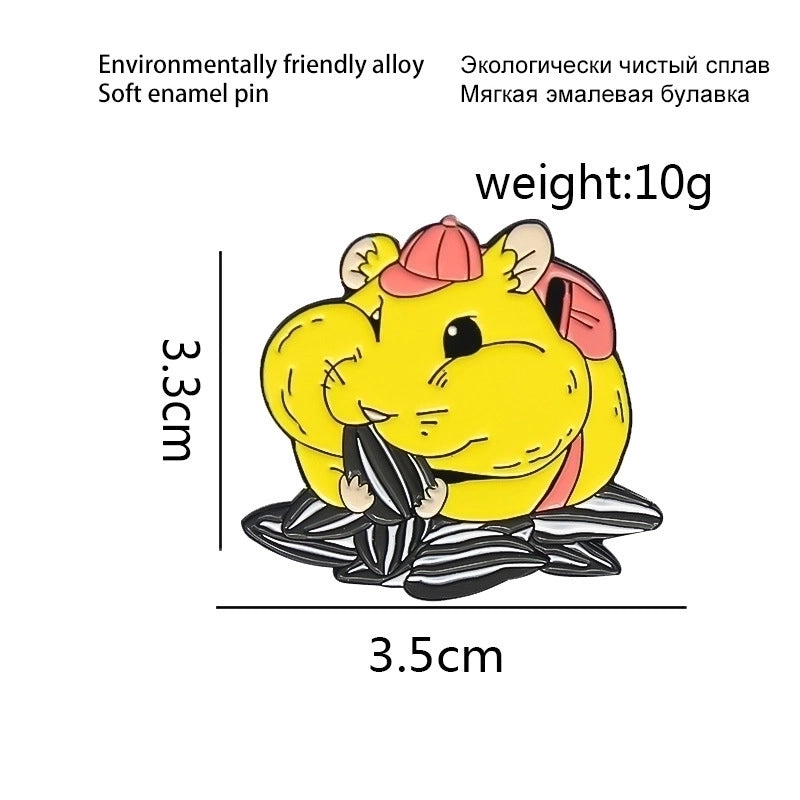 Minimalist Pin Animal Alloy Stoving Varnish Unisex Brooches