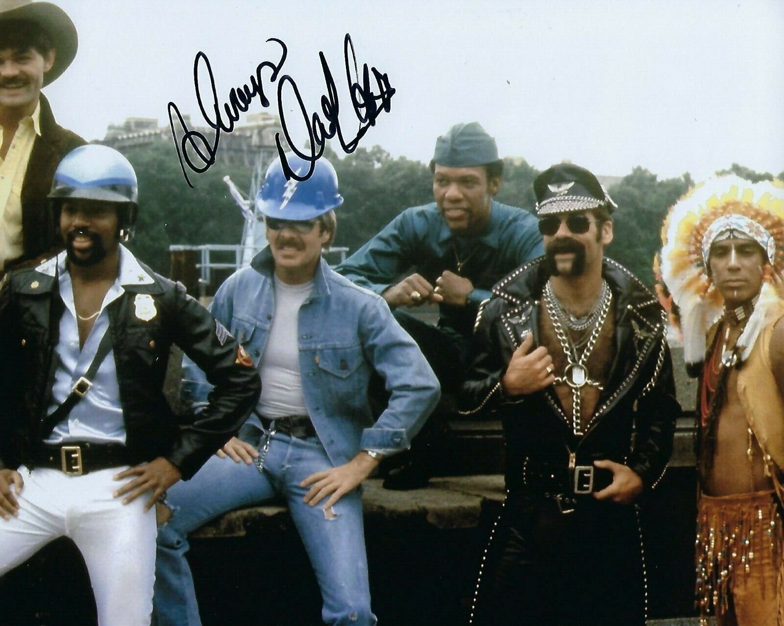 GFA The Village People Construction * DAVID HODO * Signed 8x10 Photo Poster painting D1 COA