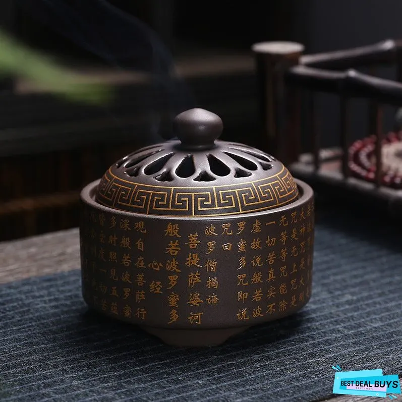 Antique Cloisonne Incense Burner Handicraft Ornament Creative Home Indoor Incense Enamel Color Burner