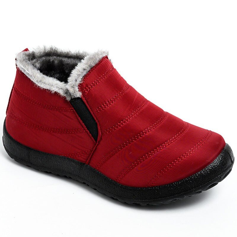 Women's Winter Sneakers Woman Shoes For Women Warm Fur Chunky Sneakers Platform Casual Shoes Woman Red Sneakers Basket Femme