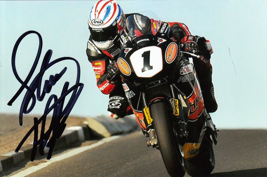 Steve Plater Hand Signed HM Plant Honda 6x4 Photo Poster painting 5.