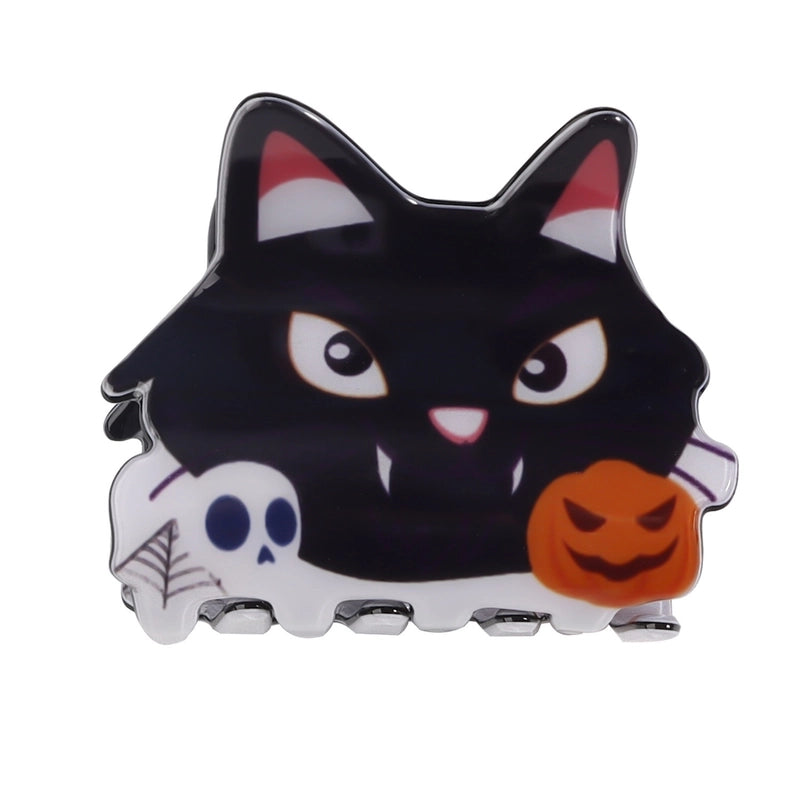 Halloween Hip-Hop Funny Women’s Cat Spider Skull PVC Hair Claws