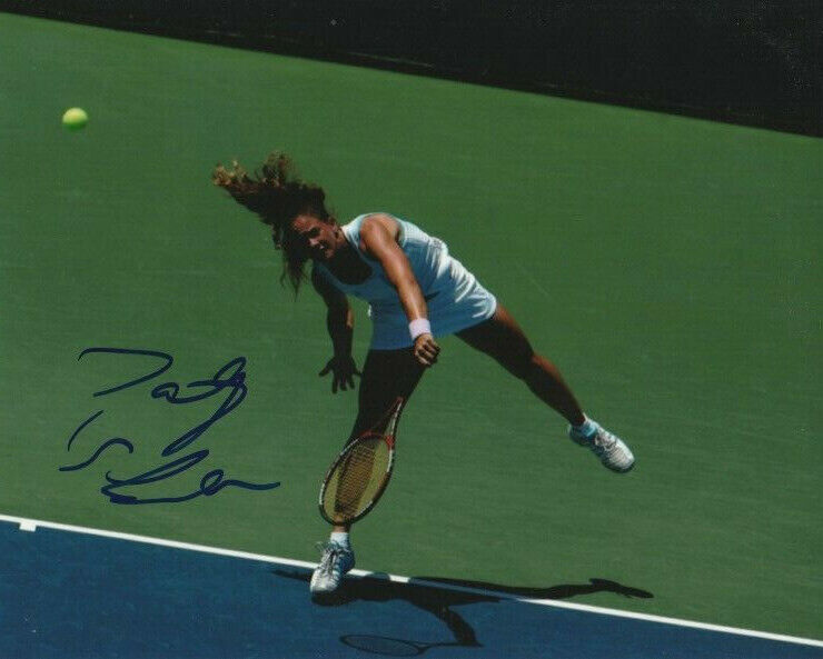 SWISS TENNIS STAR PATTY SCHNYDER SIGNED WTA TENNIS 8x10 Photo Poster painting #1 Autograph PROOF