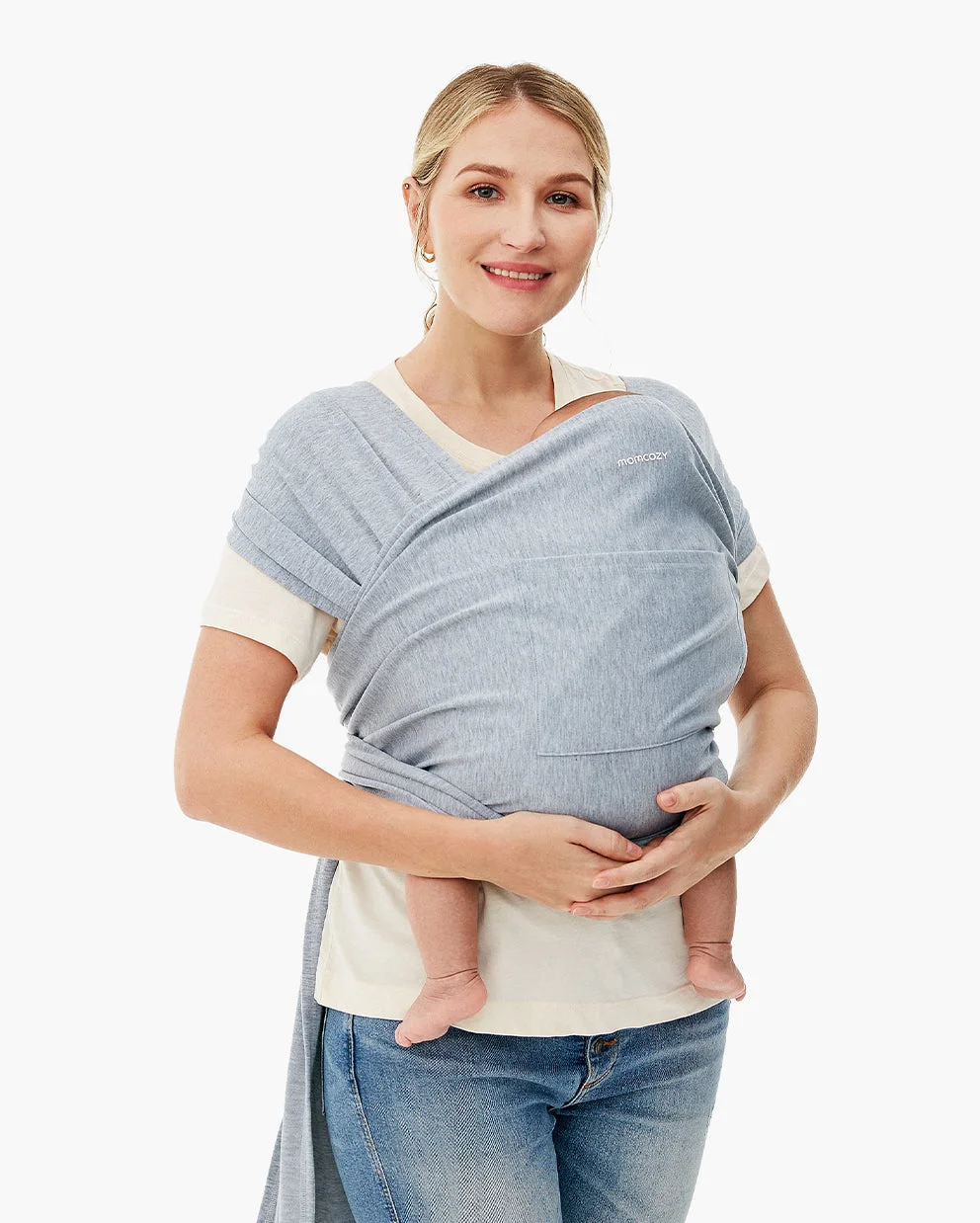How To Put On Momcozy Wrap Baby Sling & Wrap Carriers For Sale | Momcozy