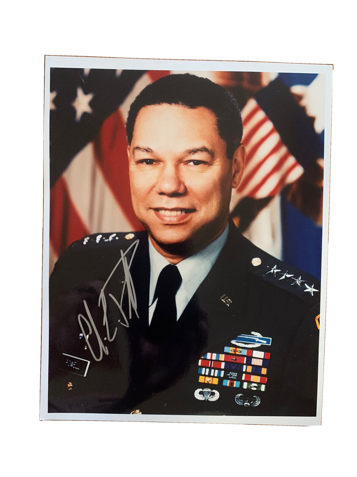 General Colin Powell Signed Autographed 8x10 Photo Poster painting Beckett Certified