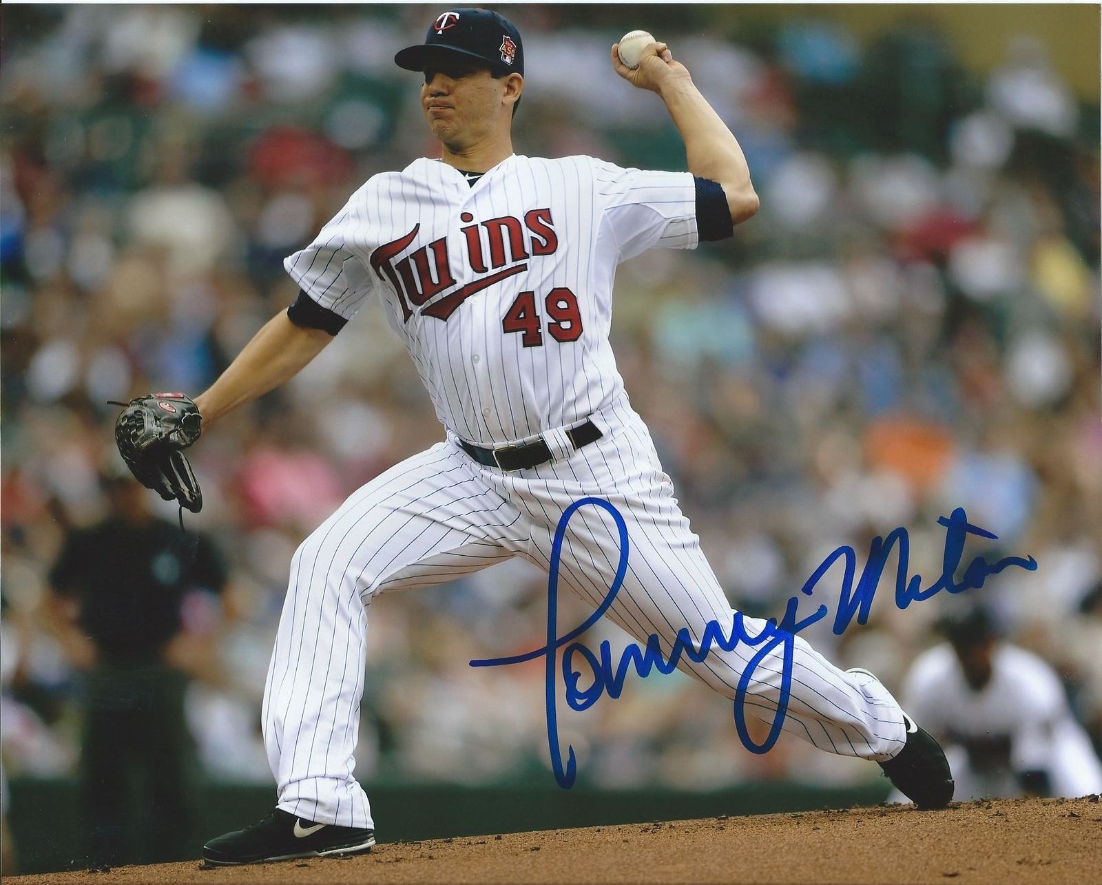 TOMMY MILONE signed autographed MINNESOTA TWINS 8x10 Photo Poster painting W/COA