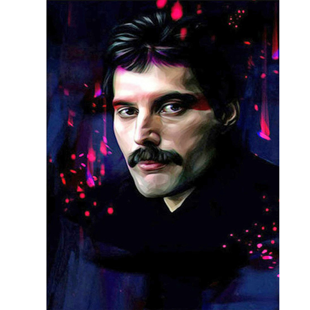 

Freddie Mercury - Round Drill Diamond Painting - 30*40CM, 501 Original
