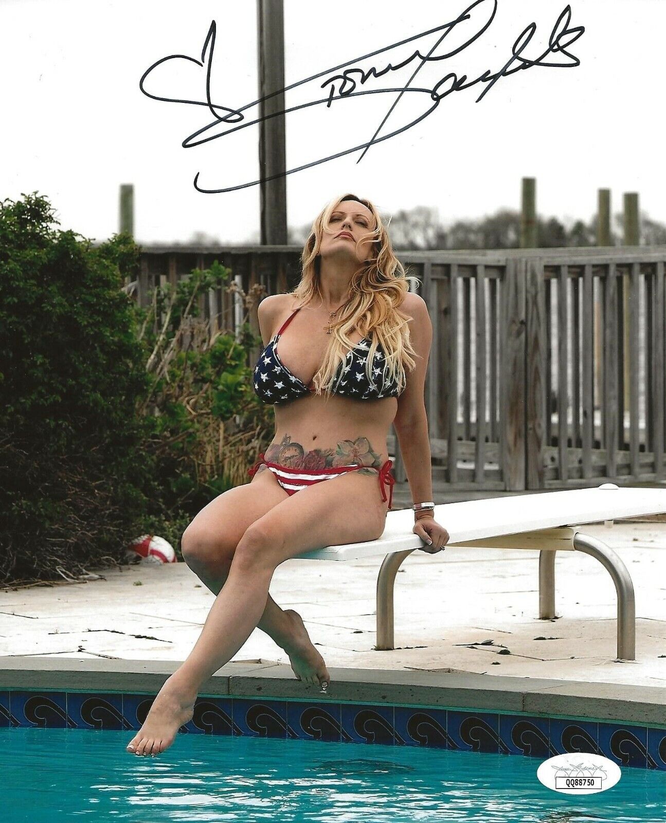 Stormy Daniels MAGA Adult Video Star signed Hot 8x10 Photo Poster painting autographed 8 JSA