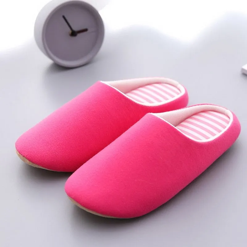 Couple Unisex Home Slippers Men Women Shoes Plush Soft Non-slip Slippers Indoors Anti-slip Warm Winter Floor Bedroom For Women
