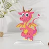 Diamond Painting Acrylic Multi-Color Dragon Ornament  Kids Gift