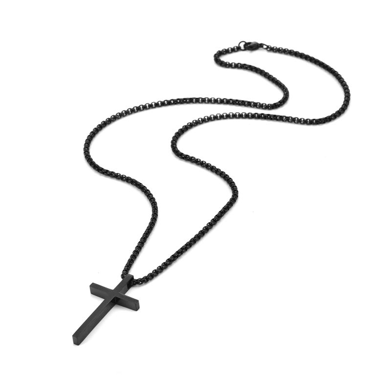 Casual Vacation Cross 304 Stainless Steel Plating 18K Gold Plated Men’s