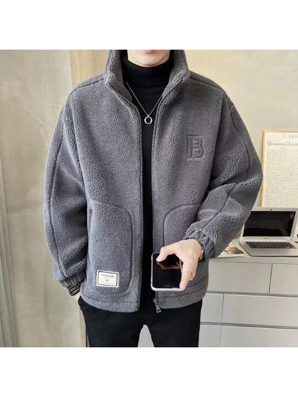 Men's Big Synthetic Fur Jacket