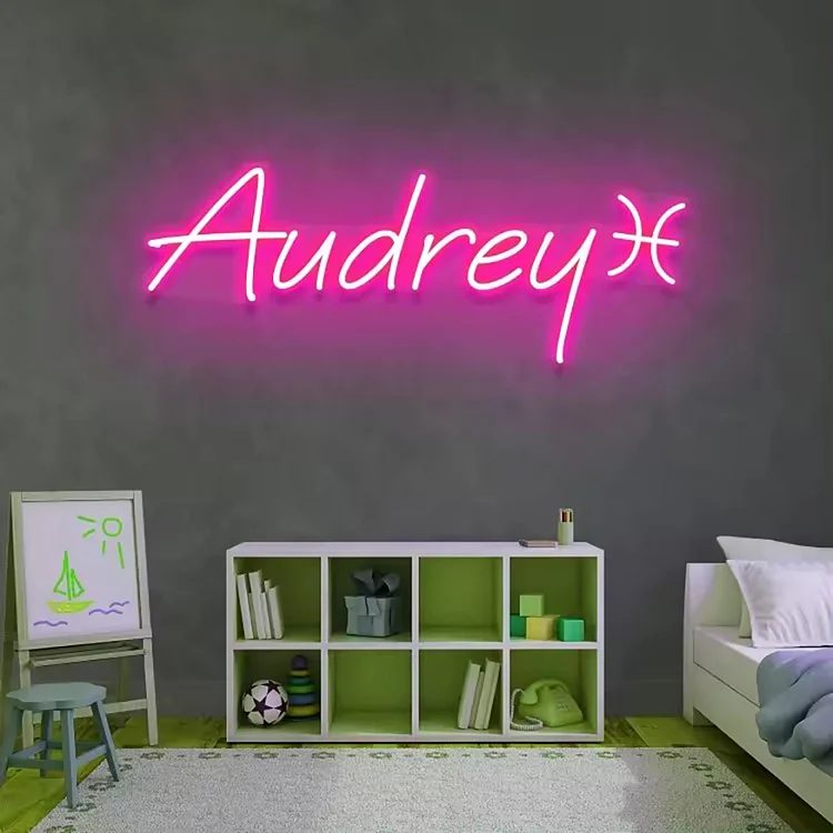 Personalized Name with Zodiac Acrylic LED Neon Lights