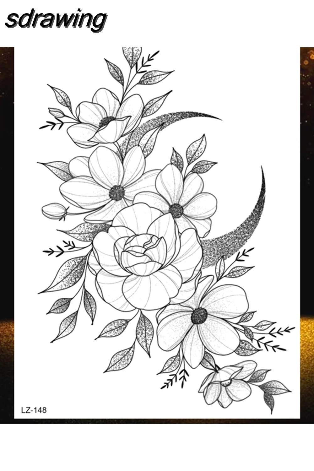 sdrawing Wolf Forest Temporary Tattoos For Children Tiger Geometric Fake Tatoos Mountain Triangle Elk Tatoo Sticker Body Art