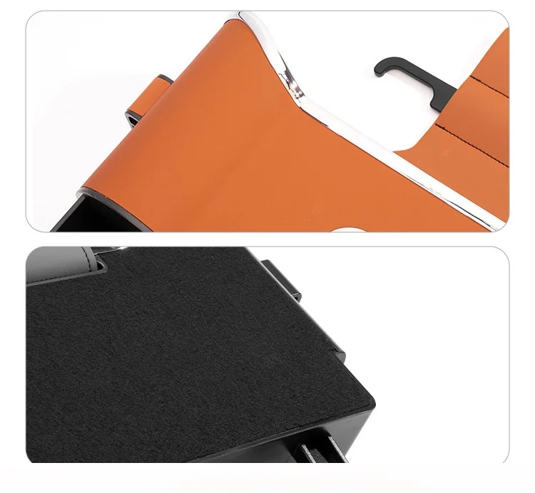 Car seat back multifunctional storage box