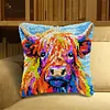 Animal-DIY Latch Hook Rug Pillowcase Kits 43*43cm