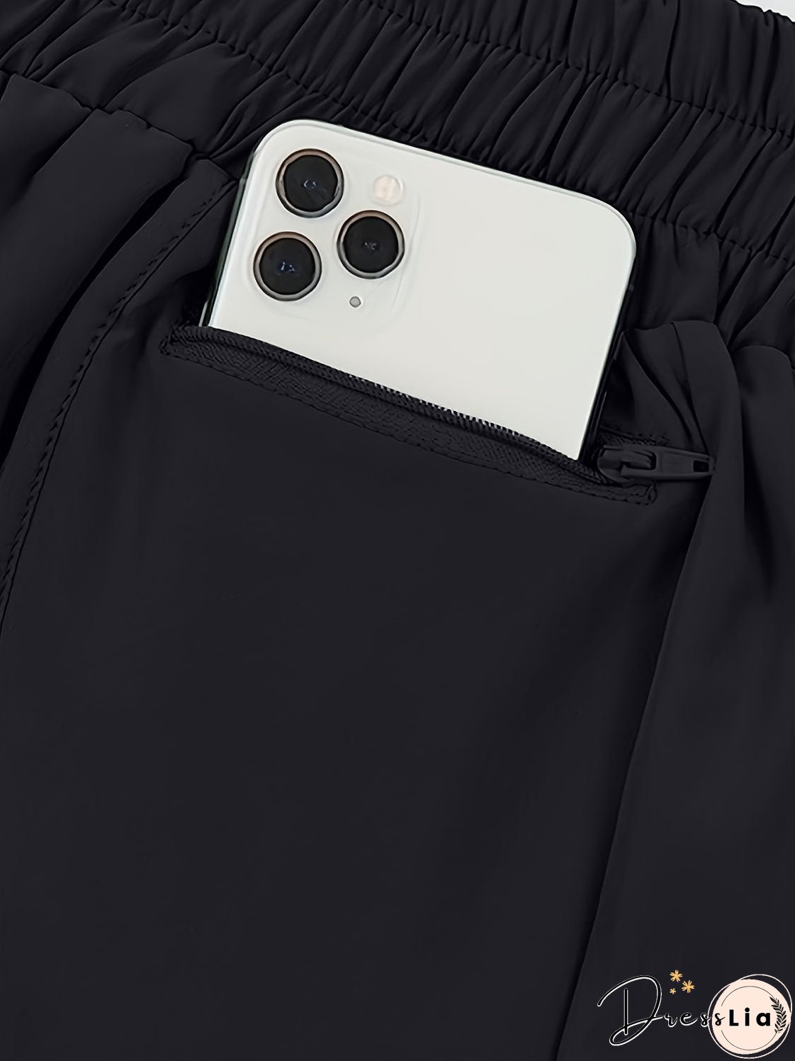 Elastic Waist Active Shorts