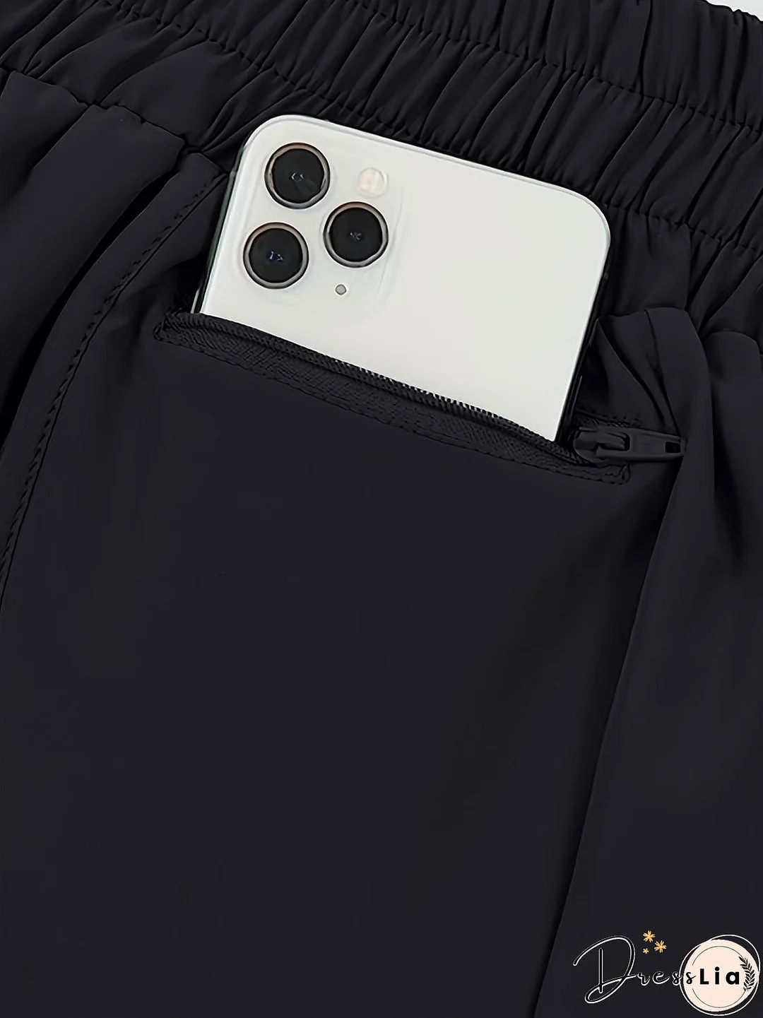 Elastic Waist Active Shorts