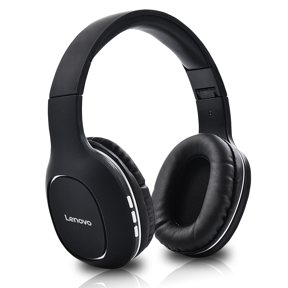 

Lenovo HD300 Wireless Headphones Bass Sound Bluetooth Over Ear Headphones, 501 Original