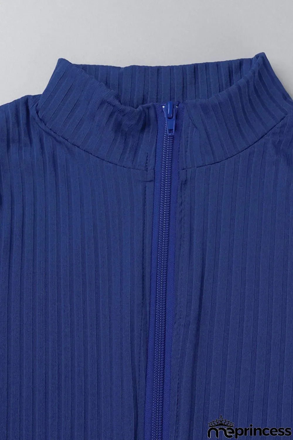 Pink Casual Solid Patchwork Zipper Collar Skinny Jumpsuits