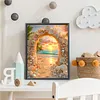 Diamond Painting -DIY Round Drill Sunset Coral Coast Arch