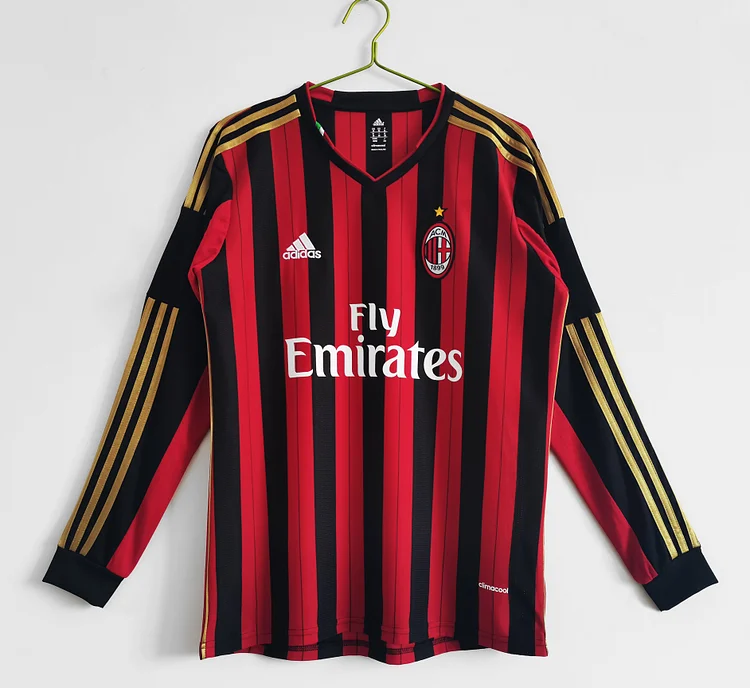2013/14 AC Milan Home Long Sleeve Shirt