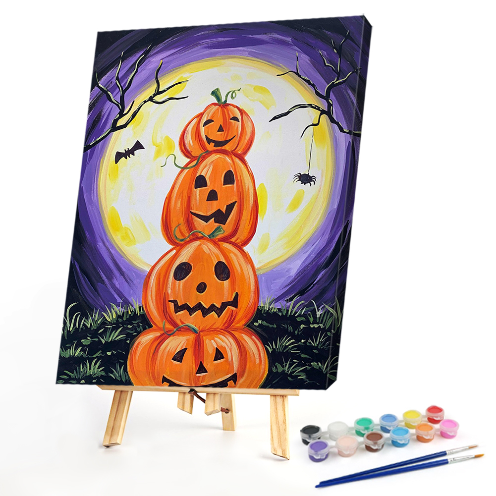 

40*50CM - Paint By Numbers - Halloween Pumpkin, 501 Original