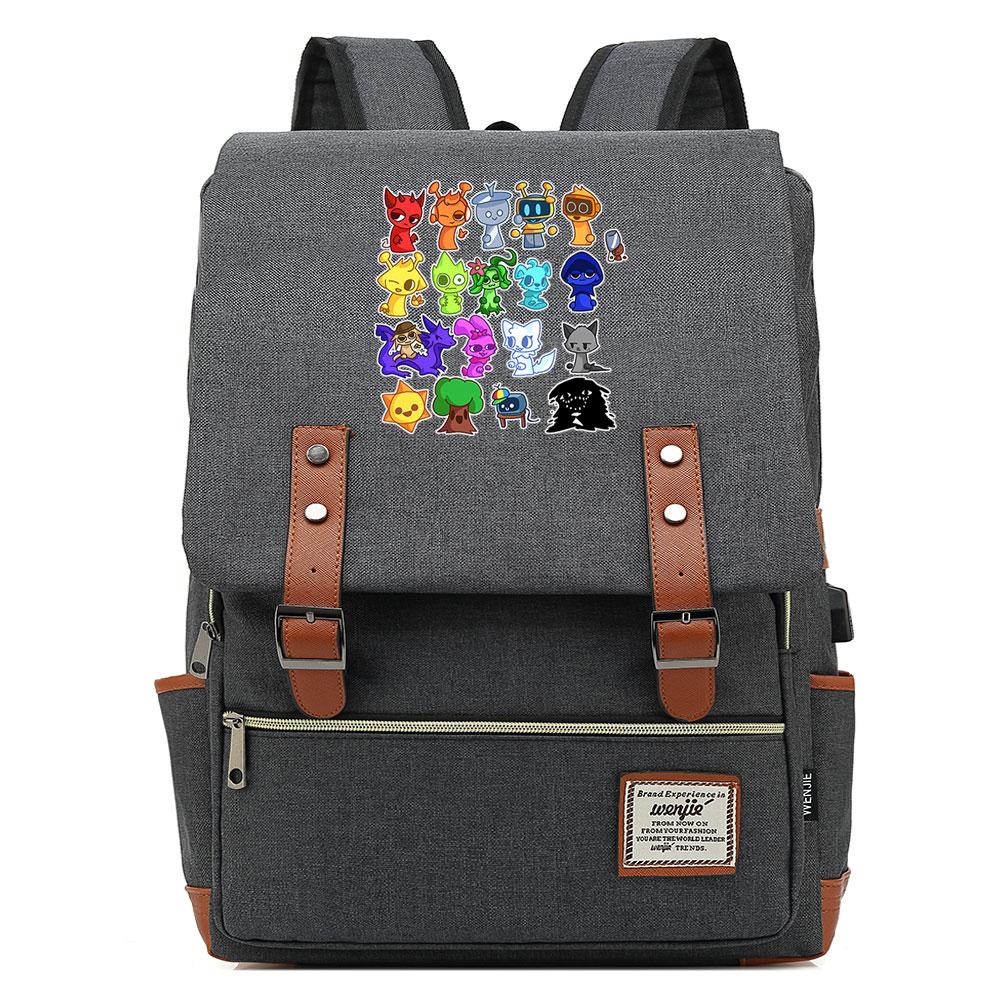 Mayoulove Sprunki Backpack Lightweight Design with Multiple Pockets for School and Outdoor Activities-Mayoulove
