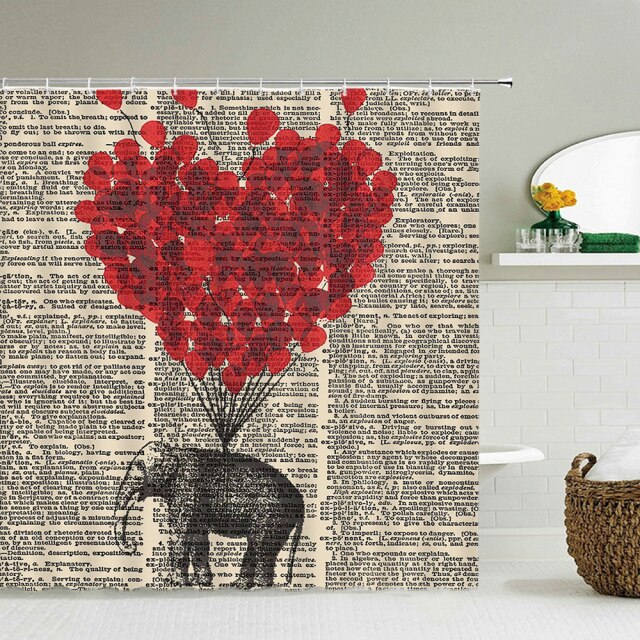 

Shower Curtain – Dream Love Balloon-180*180cm, 501 Original