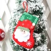Christmas gift bag candy bag Santa Claus socks decoration Christmas tree pendant