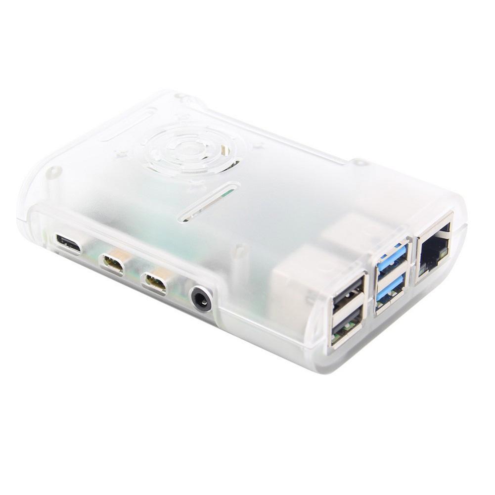 

ABS Case for Raspberry Pi 4 Model B Protective Shell Support Cooling Fan, 501 Original
