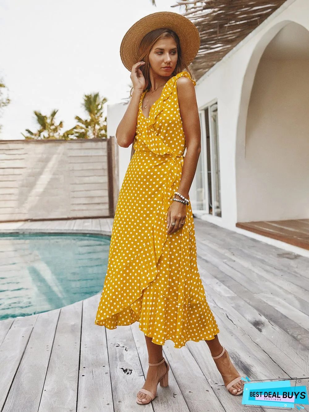 Wave Sexy Vest Dress Summer