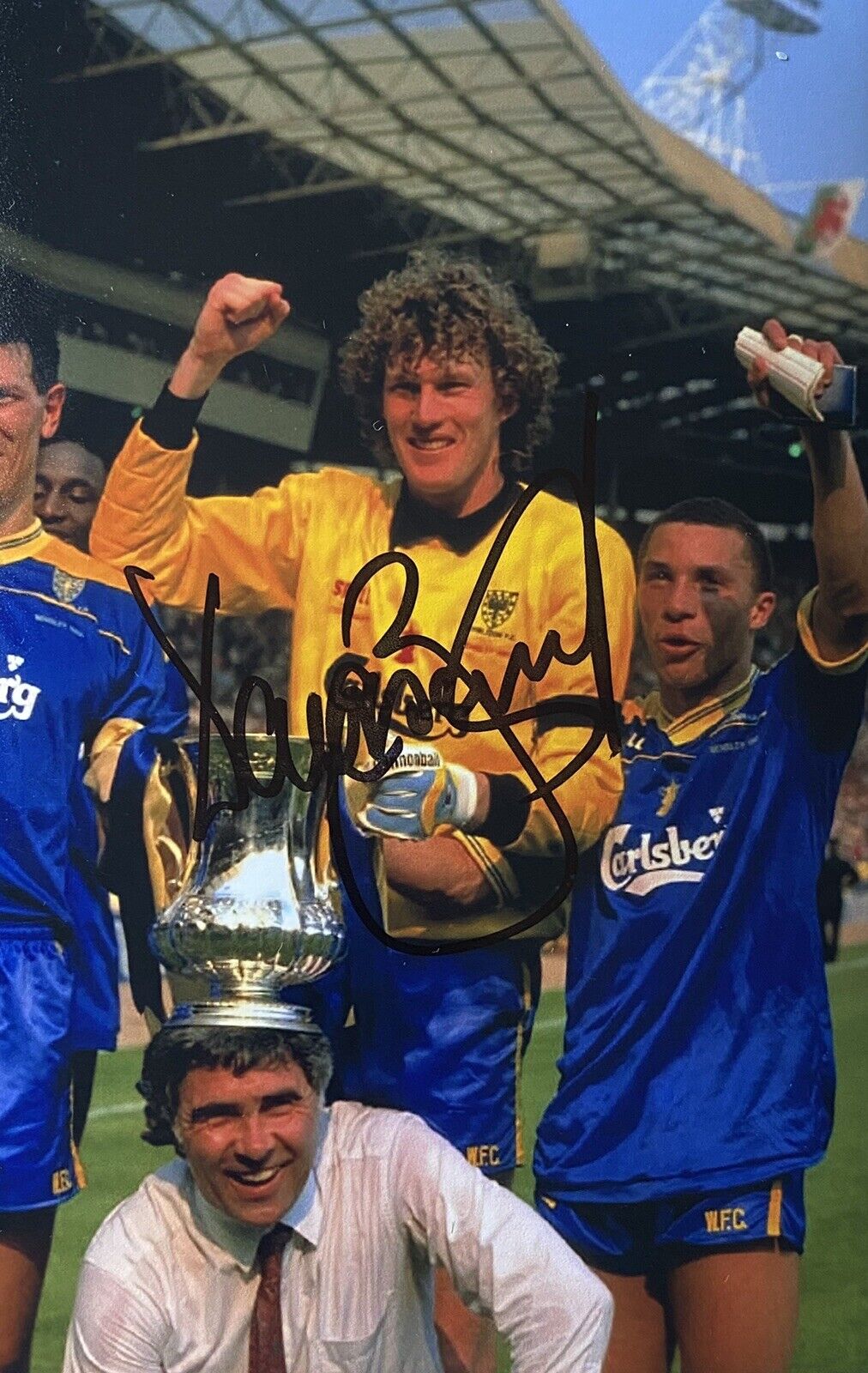 Dave Beasant Genuine Hand Signed Wimbledon 6X4 Photo Poster painting 2