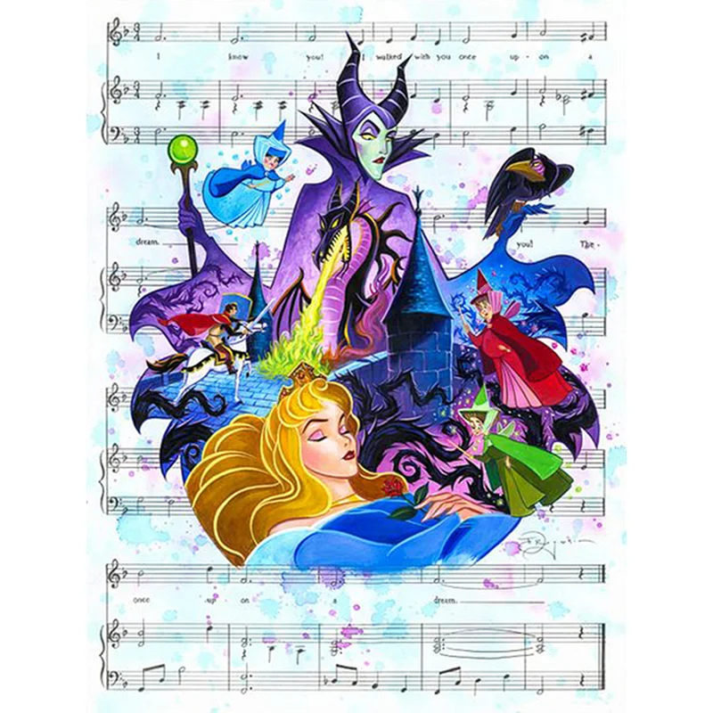 Disney Alice in Wonderland - 11CT Stamped Cross Stitch(40*56cm)-825570