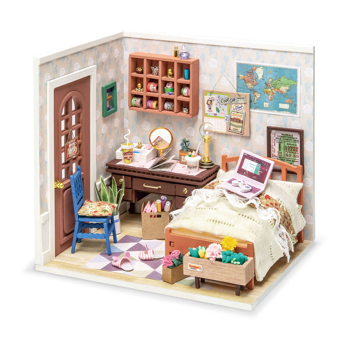 miniature dollhouse room kits