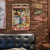 Some Girls Are Just Born With Horses In Their Souls - Vintage Metal Signs(8*12Inch) - Cowboy