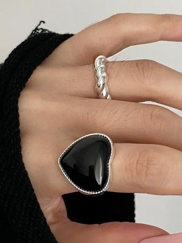 Heart Shape Adjustable Rings Accessories