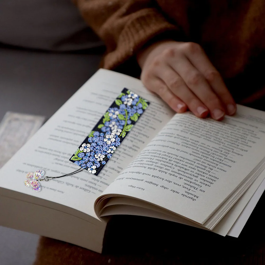 4Pcs Special Shaped Fruit 5D DIY Diamond Painting Book Mark Kit for Beginners