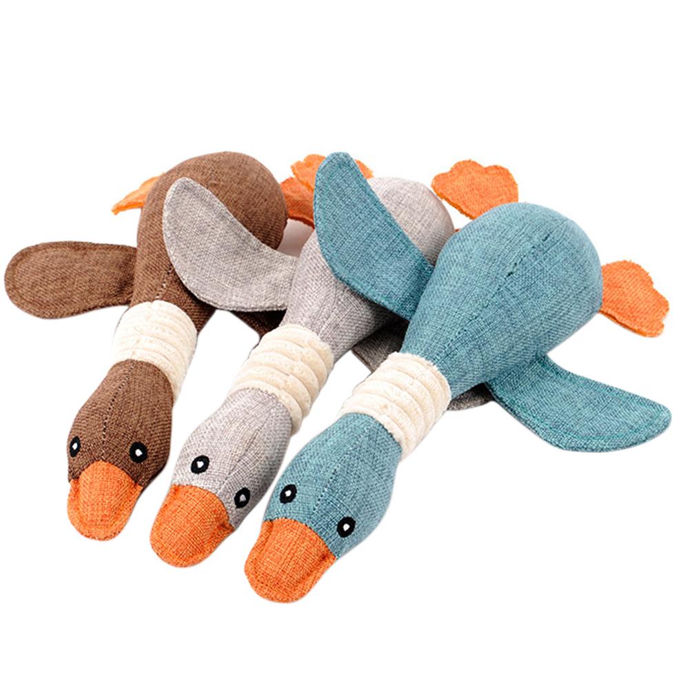 

Funny Pet Puppy Chew Squeaker Squeaky Plush Sound For Wild Goose Dog Toy, 501 Original