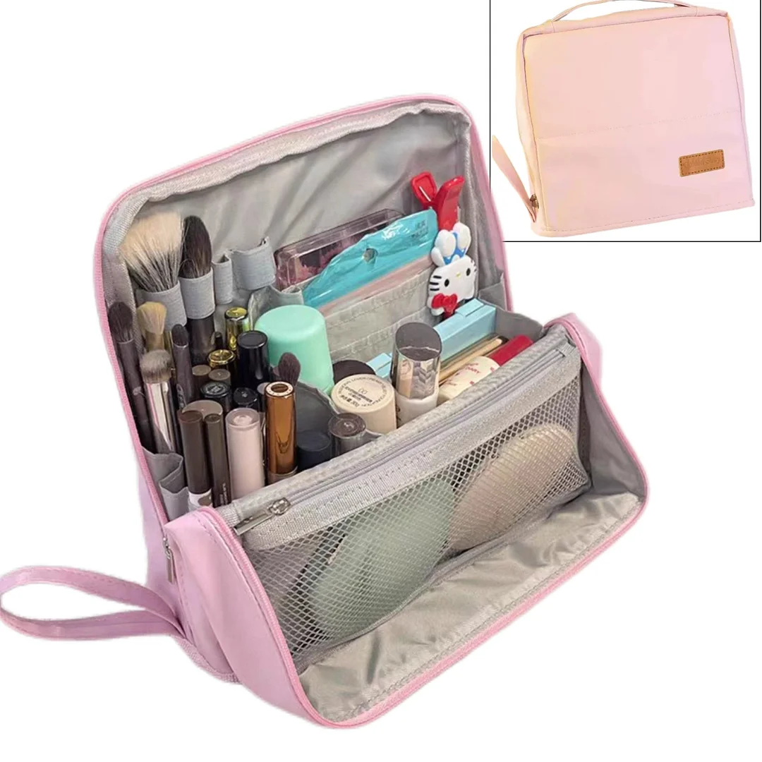 Standing Makeup Bag &ndash; Portable, Large Capacity