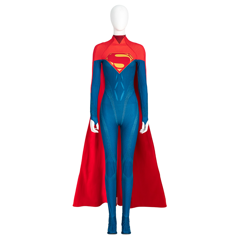 Supergirl Cosplay Costume The Flash Movie Suit