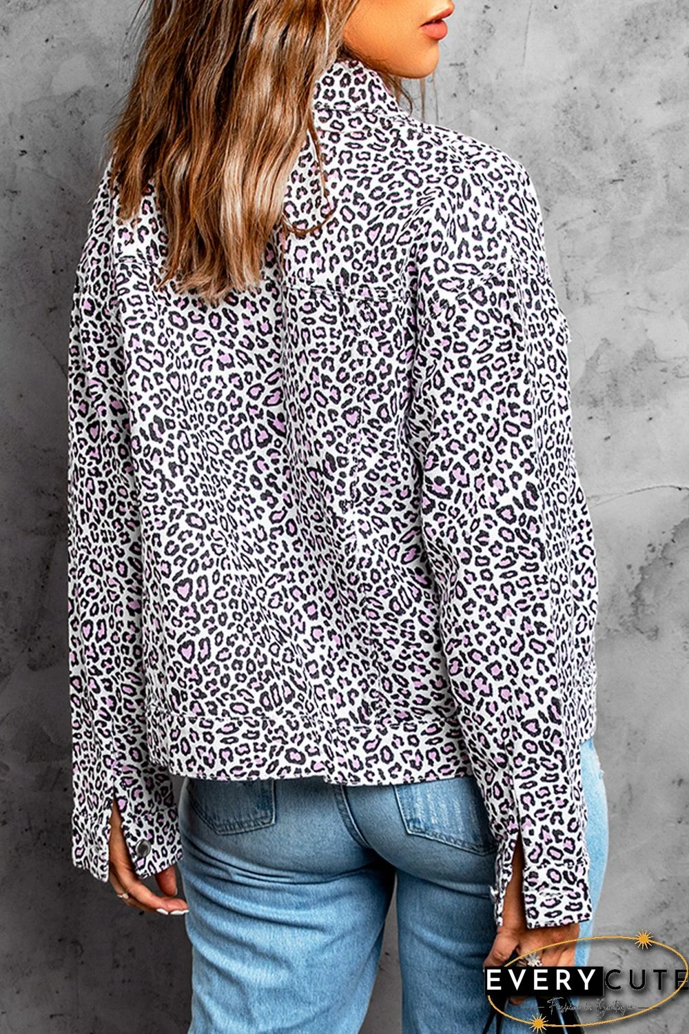 Leopard Print Casual Jacket