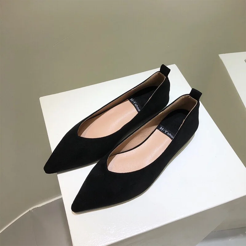 Qengg MCCKLE Woman's Flat Shoes Pointed Toe Serpentine Printing Woman Loafers Leather Slip On Shallow Ladies Autumn Shoes Female Flats