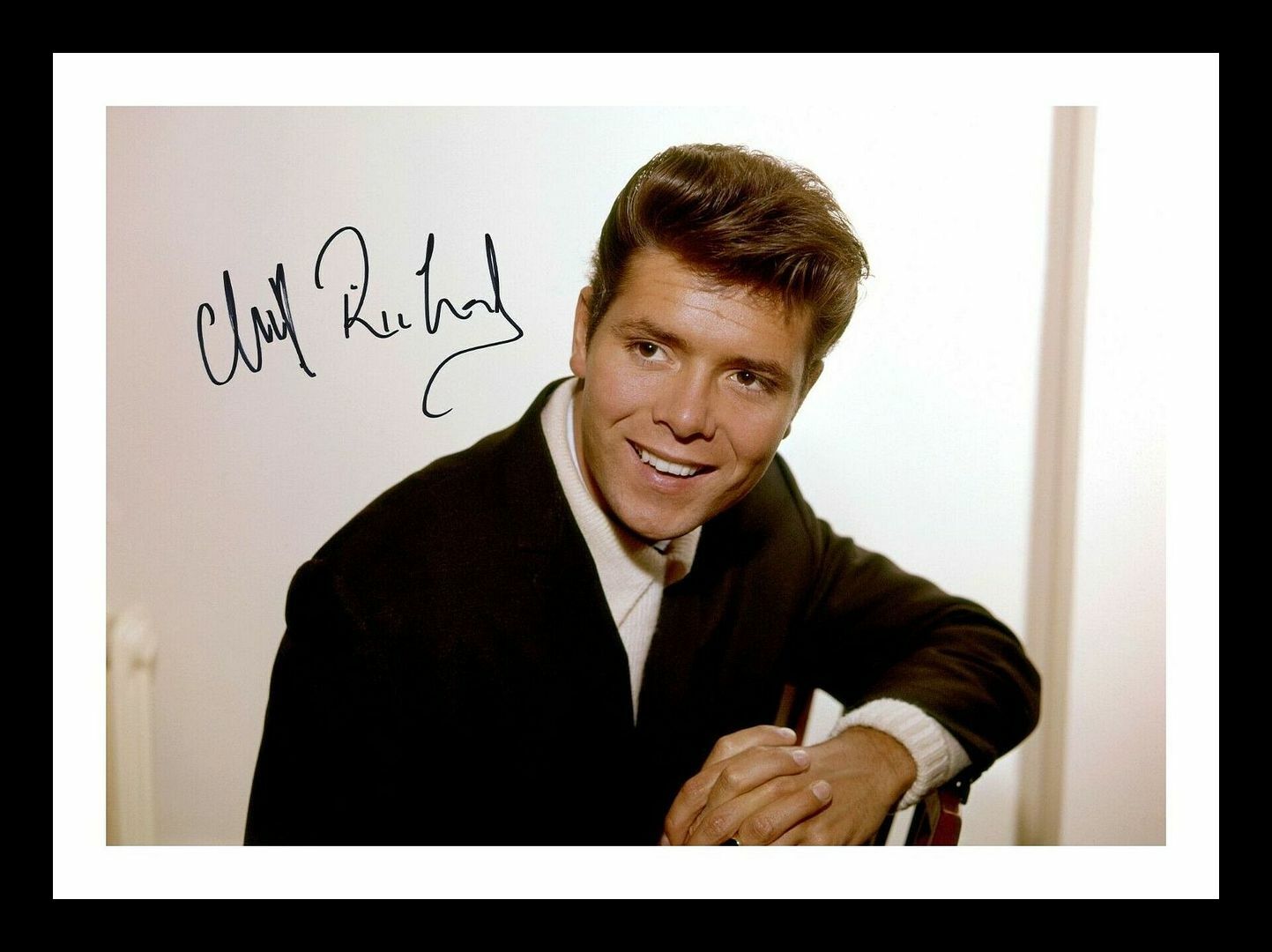 Sir Cliff Richard Autograph Signed & Framed Photo Poster painting 5