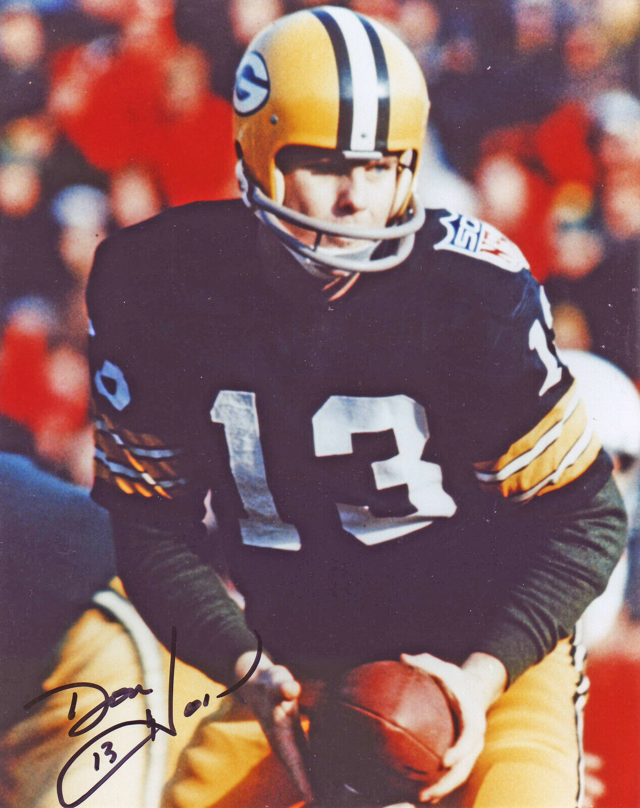 Don Horn #0 8x10 Signed Photo Poster painting w/ COA Green Bay Packers