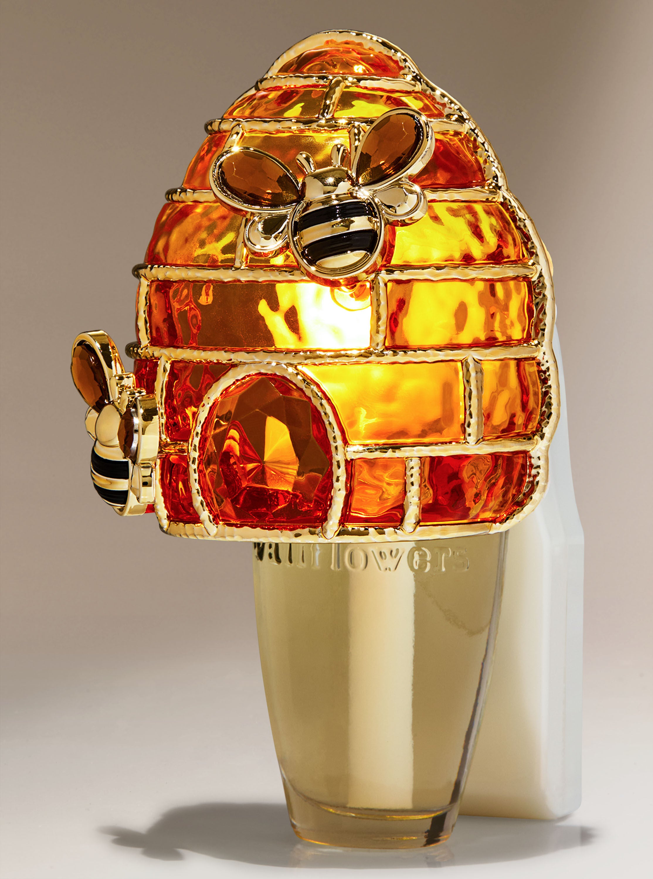 Stained Glass Beehive Wallflowers Scent Control™ Nightlight