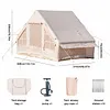 [US Local Warehouse] Inflatable Camping Tent with Pump Waterproof Oxford Blow Up Tent for Outdoors