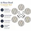 [Upgrade]6pcs/set DIY Diamond Painting Waterproof Case Classic Fruit Pearl Art Coaster Gift Decor Set