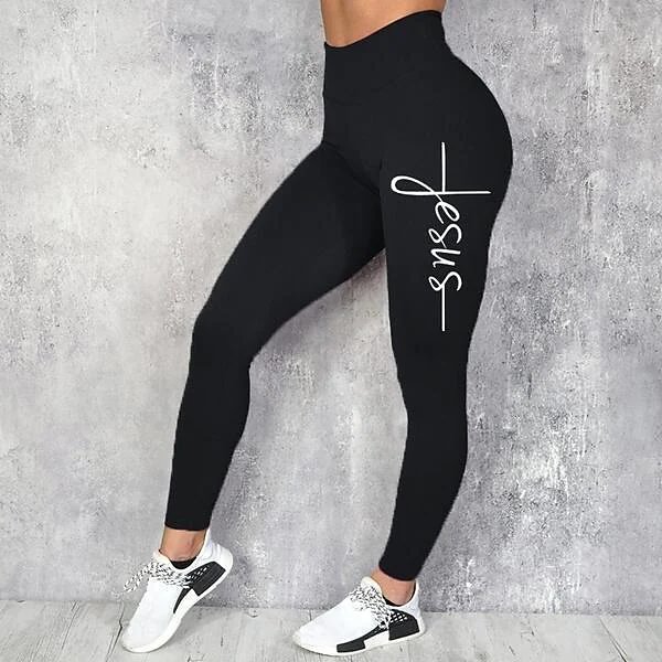Women's Letter Printed Leggings